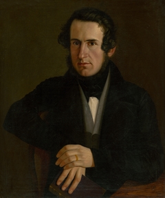 Portrait of J. V. Fričo by Jozef Božetech Klemens