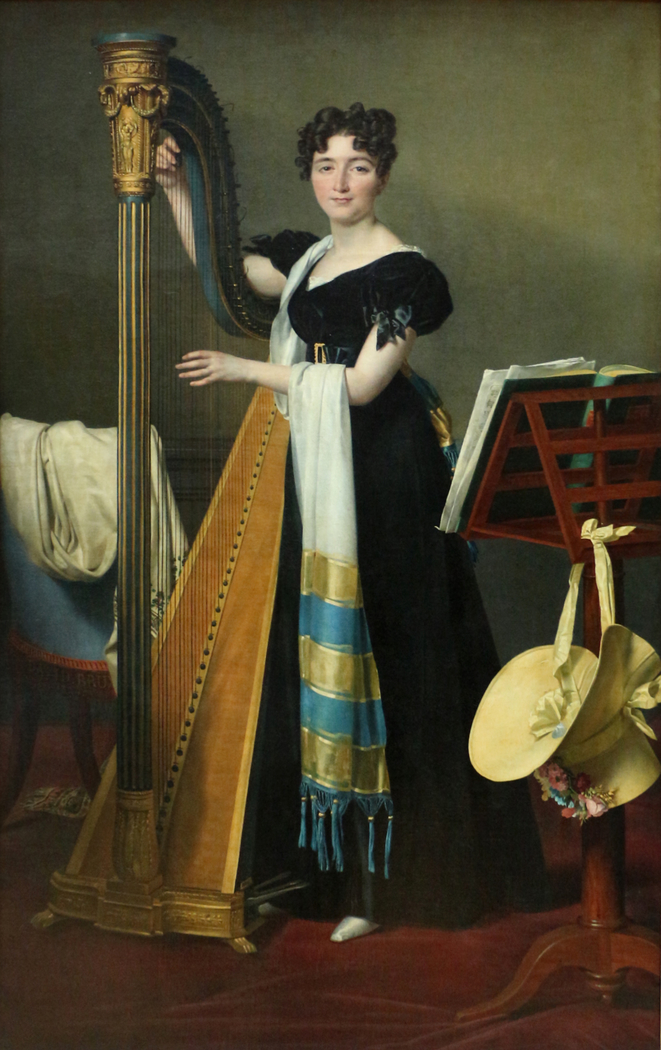 Portrait of Juliette de Villeneuve by David