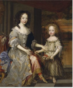Portrait of Lady Catherine and Lady Charlotte Talbot by John Michael Wright