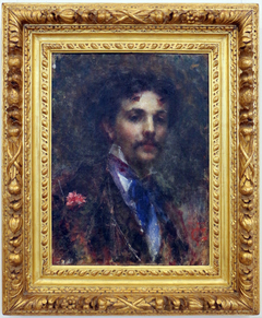 Portrait of Luigi Luvoni by Tranquillo Cremona