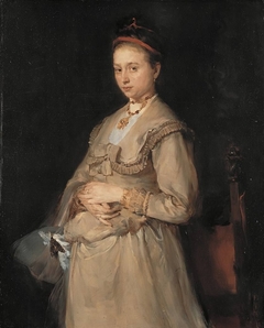 Portrait of Mrs Gedon by Wilhelm Leibl