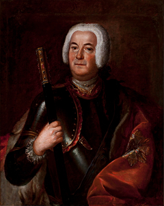 Portrait of Paweł Karol Sanguszka (1680–1750), Grand Marshal of Lithuania by nieznany malarz polski