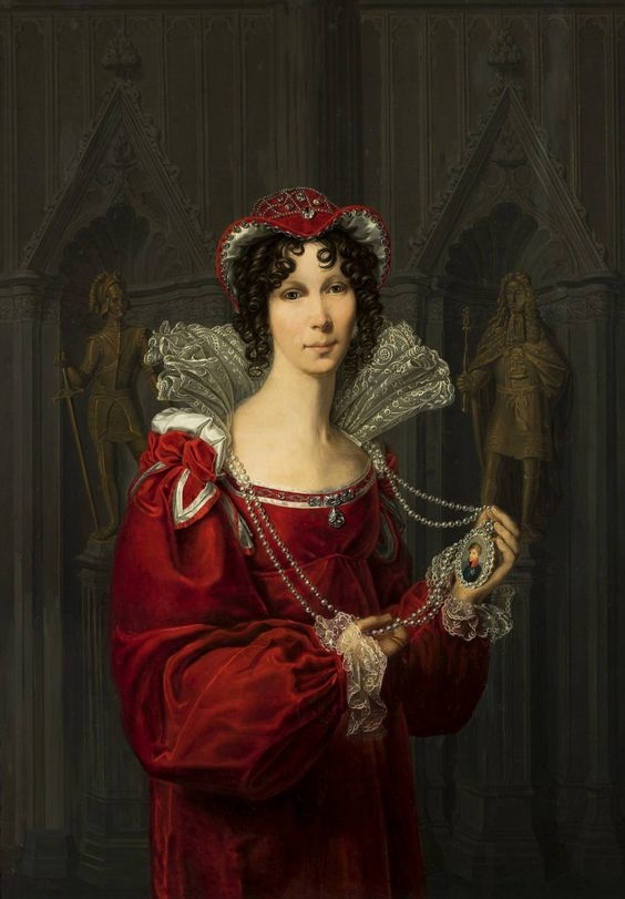 "Portrait Of Princess Wilhelmine Of Prussia." Friedrich Bury - Artwork ...