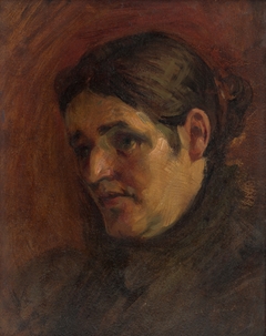 Portrait of the Artist's Mother by Milan Thomka Mitrovský