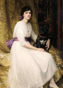 Portrait of the Artist's Niece, Dorothy by Frank Bernard Dicksee