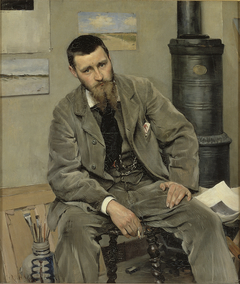 Portrait of the Painter Nils Kreuger by Richard Bergh