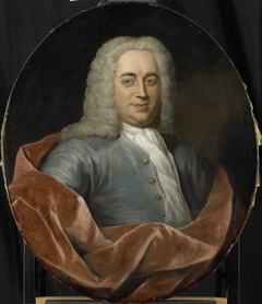 Portrait of Walter Senserff, Director of the Rotterdam Chamber of the Dutch East India Company, elected 1731 by Jan Maurits Quinkhard
