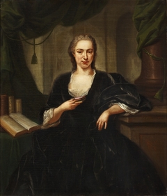 Portret van Jacoba Constantia Godin (1715-1757), echtgenote van Jacob Carel Martens by Jan Maurits Quinkhard