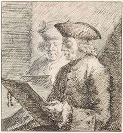 Portret van Jan de Beyer en Jurriaan Buttner by Unknown Artist