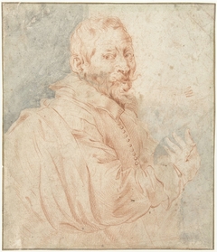Portret van Jodocus de Momper by Anthony van Dyck