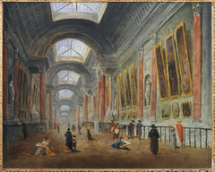 Projet d'aménagement de la Grande Galerie du Louvre, vers 1798