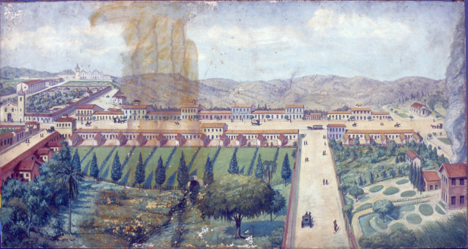 Projeto de aterro para o Anhangabaú, 1878