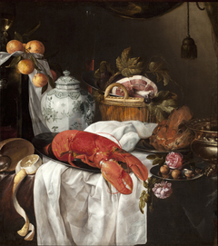 Pronk still life with lobster by Jasper Geeraards