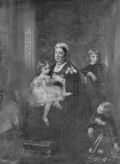 Queen Victoria with three grandchildren by James Sant