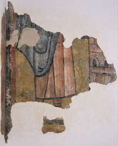 Remains of a figure and buildings from Boí by Master of Boí