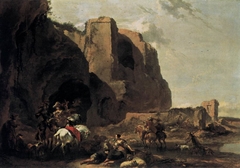 Return from the Falcon Hunt by Nicolaes Pieterszoon Berchem