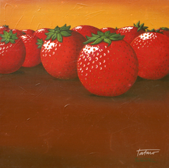 Round strawberries by Vera Ema Tataro