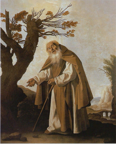 Saint Anthony Abbot by Francisco de Zurbarán