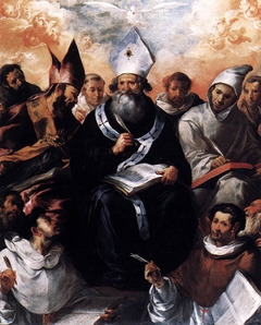 Saint Basil Dictating His Doctrine by Francisco Herrera the Elder