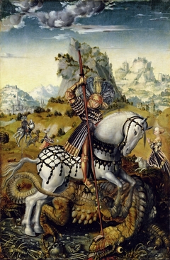 Saint George on Horseback by Master of the Döbeln Altarpiece