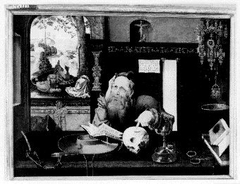 Saint Jerome in his Studio by Anonymous