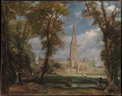 Salisbury Cathedral from the Bishop's Garden by John Constable