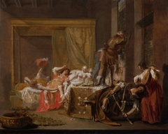 Scene from the Wedding of Messalina and Gaius Silius, possibly an episode from a Play (Brothel Scene) by Nicolaes Knüpfer