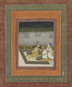 Seated prince and prince by Anonymous