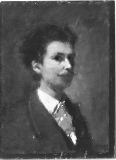 Self portrait of Albert von Keller as a young man