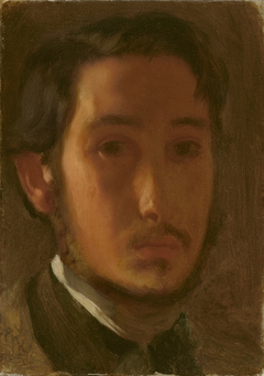 Self-Portrait with White Collar by Edgar Degas
