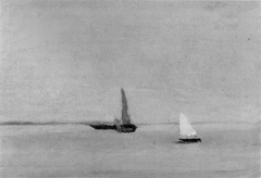 Ships and Sailboats on the Deleware: Study