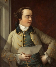 Sir Richard Hoare, 1st Bt of Barn Elms (1735-1787) (after Francis Cotes) by Samuel Woodforde