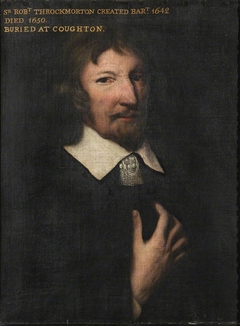 Sir Robert Throckmorton, 1st Baronet Throckmorton of Coughton (d.1650) by Anonymous
