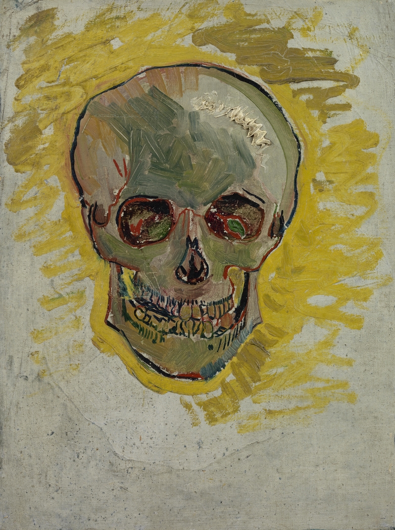 Skull Vincent Van Gogh Artwork On Useum