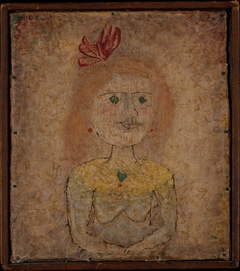 Small Portrait of a Girl in Yellow by Paul Klee