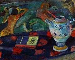 Still Life with Quimper Pitcher