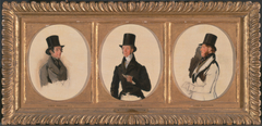 Studies for the Portraits of Lord Eglinton, Lord Douglas and Lord Stradbroke in `The Waterloo Cup Coursing Meeting' (in the Walker Art Gallery), 1840 by Richard Ansdell