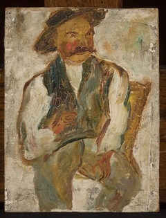 Study of a peasant in a hat by Tadeusz Makowski
