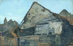 Study of Buildings (‘Study from Nature’) by John Linnell