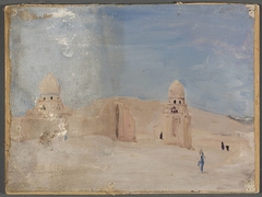 Temple. From the journey to Egypt by Jan Ciągliński