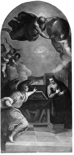 The Annunciation with God the Father by Palma il Giovane