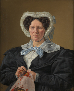 The Artist's Mother, Frederikke Eleonore Cathrine Rørbye, née Stockfleth by Martinus Rørbye