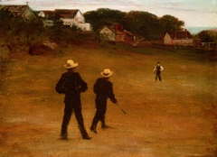 The Ball Players by William Morris Hunt