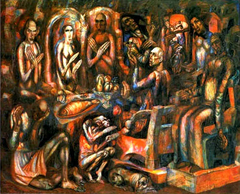 The Banquet of Kings by Pavel Filonov
