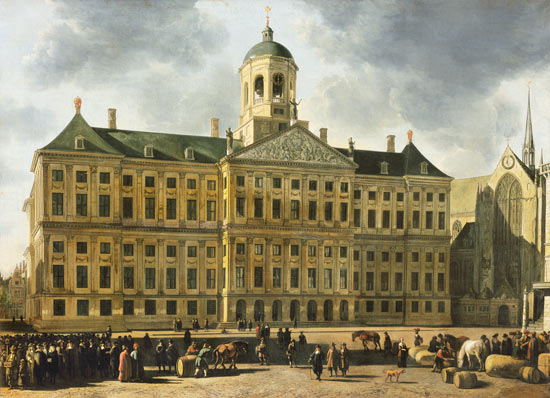 The City hall of Amsterdam