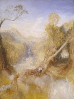 The Death of Actaeon, with a Distant View of Montjovet, Val d’Aosta by J. M. W. Turner