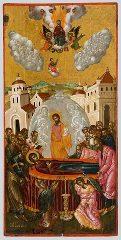 The Dormition and Assumption of the Virgin (Moskos) by Elias Moskos