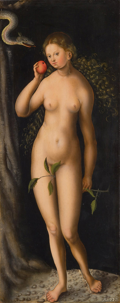 The Fall of Men: Eve by the workshop of Lucas Cranach the Elder