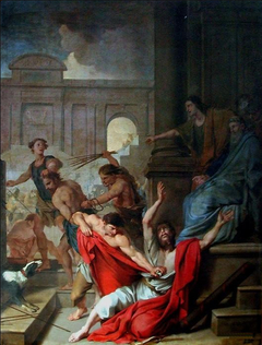 The Flagellation of Saint Paul and Saint Barnabas by Louis Testelin