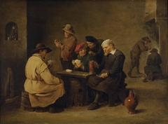 The Game of Cards by David Teniers the Younger